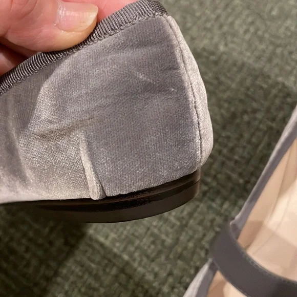 Nine West gray velvet Mary Janes (sz 7 1/2) - Picture 11 of 11